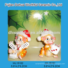 Special design polyresin animal figurines decor,resin monkey statues
